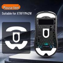 Xtrfy M4/M42/MZ1 Wireless/Wired Mouse Feet Stickers - Teflon Arc Edge Smooth M8W gray