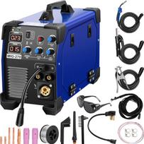SIHAO 3-in-1 suvirinimo aparatas MIG/MMA/TIG 200A keitiklinis suvirinimo aparatas 110V/220V mėlyna