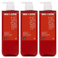 Mise-en-scène Perfect Super Rich Serum Extreme Damage Care Shampoo Floral Musk Scent 680ml 3 pcs brown