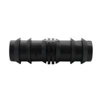 DN25 Garden Water Connecter Straight Adapter Barb Joint Micro Drip Couplers Irrigation Fittings Greenhouse Pipe Joint 10 Pcs None black