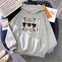 Funny Anime Black Clover Noell Silva Graphic Print Hoodies Oversized Hooded Vintage Long Sleeves Cotton Hoodie Men Women Clothes 3XL white