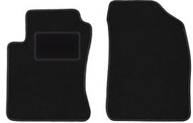 Black front floor mats for: Daihatsu Terios II SUV (2006-)