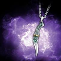 Aga-Tha Locket Necklace Set 5 Styles Witch Movie Collectible Super-Hero Fans Cosplay Jewelry Gift blue