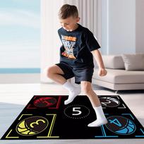 Krepšinio treniruočių kilimėlis Neslystantis Garso izoliacijos medžiaga Vaikams Paaugliams Vidaus kamuolio valdymo treniruotės Driblingo pratimas Storinimas 50X80CM gray