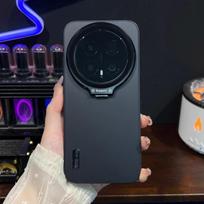 For Honor Magic 8 Pro Case TPU Business Metal Lens Camera Holder Cover For Honor Magic 8 Pro Shockproof Matte Protect Kickstand Honor Magic8 Pro black