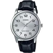 CASIO analog quartz mens wristwatch MTP-V001L-7B simple package without decorative box silver overseas model gray