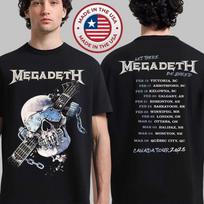 Megadeth Canada 2026 Tour Merch Vic Let There Be Shred Unisex T-Shirt XXL gray