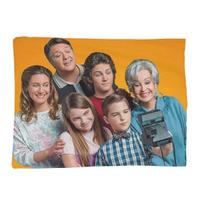 Young Sheldon Funny Comedy Sheldon Cooper The Big Bang Theory Blankets Flannel Throw Blanket for Livingroom Picnic Travel Sofa Size: 75*100cm, Weight: 230 GSM