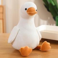 Wholesale New Simulation Big Yellow Duck And White Goose Doll Stuffed Plush Toy Cartoon Anime Cute Children'S Birthday Gift 13-15cm(pendant)