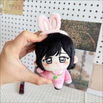 10Cm Stuffed Silent Hill F Anime Plush Doll Suzie Yeung Shimizu Hinako With Fox Mask Animal Game-Themed Collectible Toy Gift black
