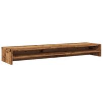 Monitoriaus stovas su vintažiniu medžio išvaizda 100 x 24 x 13 cm Medžio drožlių plokštė