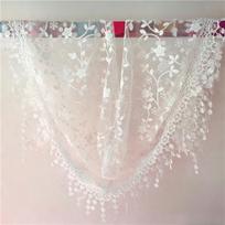 Tassel Triangle Shawl Lace Veil Scarf Bandana Church Prayer Wedding Mantilla Embroidered Headcovering Hijab Women Scarf pink