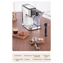 Coffee Maker Machine with High Pressure Steam Milk Frother Smart Control Panel for Home UK Plug gray