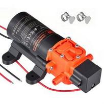VEVOR Vandens slėgio siurblys, 12V DC 1,2 GPM (4,5 L/min), 2 kamerų savisiurbis diafragminis vandens siurblys su 2 žarnų spaustukais, maksimalus slėgis 80 PSI