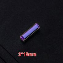 1Pc Glass Luminous Tube Fingertip Gyro Luminous Rod Outdoor Signal Lamp 3*15Mm žalia