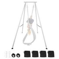 VEVOR Jogos Stovas Rėmas, 3m Ilgio Sūpynių Stovas, Maks. 250 kg Apkrova Trikampė Konstrukcija Aerial Rig, Aerial Silk Stovai Jogos Entuziastams 256 x 193 x 291 cm