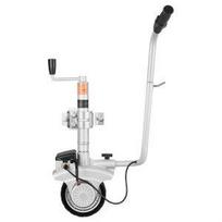 VEVOR Elektrinis priekabos vežimėlis, 2,5 tonos vilkimo galia, 380 W 12 V motorizuotas atraminis ratukas, judėjimo greitis 7 m/min 67 x 39 x 79 cm