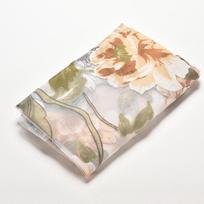 100 * 200 cm Bijūnų gėlių užuolaidų durų užuolaidų langų kambario pertvara beige