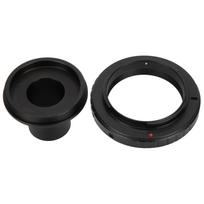 23,2 mm mikroskopo T tipo prailginimo vamzdelis, T2 laikiklio adapterio žiedas, skirtas Nikon F laikiklio kamerai black