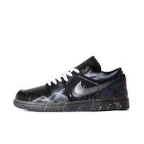 Jordan Air Jordan 1 Low top Vintage Basketball Shoes Unisex Black HV5968-001(Team186-) 40 black