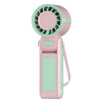 Nešiojamas rankinis ventiliatorius 3-in-1 USB įkraunamas asmeninis mini ventiliatorius sulankstomas tylus vėsinantis ventiliatorius su dirželiu laukui, patalpoms, kelionėms, biurui B balta