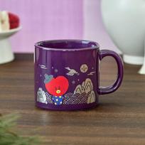 BT21 TATA Premium K Edition Mother-of-Pearl Graphic Mug 320ml - BTS V Character Ceramic Cup 320ml