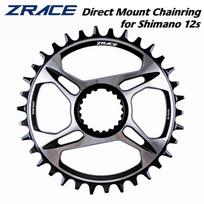 ZRACE 12s Grandininės žvaigždės 32T/34T/36T/38T 7075AL skirtos SHIMANO tiesioginio tvirtinimo alkūnei, FC-M9100 FC-M8100 FC-M7100, SM-CRM95 SM-CRM85 SM-CRM75 black