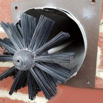 100/150mm Chimney Brush Rotary Chimney Brush Nylon Dryer Vent Cleaning Brush Chimney Dust Remover Cleaning Tools M8 Thread 150mm
