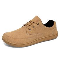 Big Size 47 48 Men'S Wide Width Shoes Pu Leather Lace-Up Casual Sneakers Wide Toe Minimalist Comfortable Non-Slip Flexible Sole 39