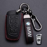 Odinis automobilio rakto dėklas-dangtelis BMW X1 X3 X4 X5 F15 X6 F16 G30 7 serijos G11 F48 F39 520 525 f30 118i 218i 320i Automobilio priedai black