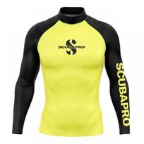 UV Protection Rash Guard Scuba Diving Snorkeling Swimming UPF 50 Long Sleeve Separated Top Neoprene XS orange