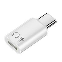 USB C į Lightning adapteris Garso jungtis Muzikos skambučio valdymas Palaikymas balta