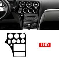 For Alfa Romeo 159 2004-2011 Car Styling Central Multi-functional Air Conditioning AC CD Audio Control Panel Frame Cover Trim Piano Black LHD gray