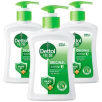 Dettol Antibacterial Hand Wash Original 250g 250ml 3 pcs green