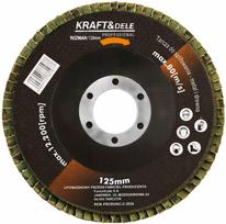 Lamelinis šlifavimo diskas 125 mm P80 KD967