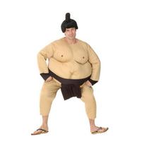 Helovino kostiumas, juokingas vaiduoklių festivalio kostiumas, sumo kostiumas, sumo storulio kostiumas one size fits all chaki