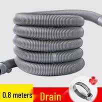Universal Drain Hose for Automatic Washing Machines gray