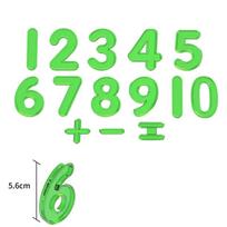 Transparent Alphanumeric Spelling Word Math Game Rainbow Uppercase/Lowercase English Letters Arithmetic Learning Educational Plaything blue
