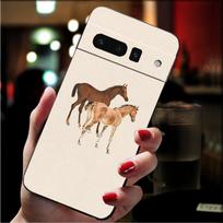 Phone Case For Google Pixel 10 Pro 9 Pro XL 9A 8 7 6 Pro Pixel 8A 7A 6A Pixel 8 7 6 5 foal Horse Google Pixel 9a brown