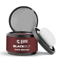 Beardo Blackout Hair Powder 4g - Brown | Root Touch Up for Grey Hair | Instantly Covers Grey Roots, Beard Patches & Bald Spots | Thick Brown Fiber gray