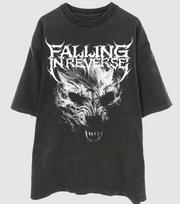 Falling In Reverse shirt Wolf 100% Cotton Unisex Gift T-Shirt GE109 XXXL