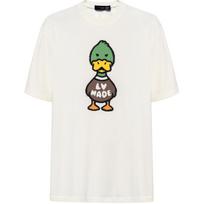 LOUIS VUITTON T Shirt Men's White 1A9GOK L balta