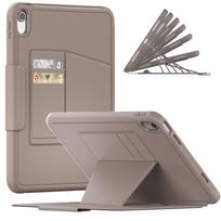 Case for iPad 11th(A16)10th Generation 7/8/9th 10.2 Mini6 7 Air 4 5 Pro 11 13 Stand Leather Tablet Cover Shockproof Kids Funda mini 6 mini 7 gray