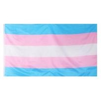 1 vnt. 90*150 cm LGBT translyderių pasididžiavimo vėliava one size