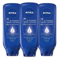 Nivea In-Shower Body Lotion Nourishing Dry Skin Almond Oil Nivea In-Shower Nourishing 400ml 3 pcs