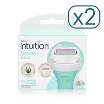 Intuition Sensitive Care Feminine Epilator Aloe Blade Refill 3 pcs 2 pcs white