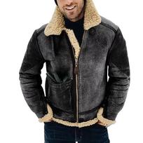 Men's Solid Color Zipper Pocket Hooded Sweatshirt Jacket Cardigan Men's Casual Jacket Cardigan L