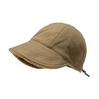 Autumn Winter Fisherman Hat Solid Color Thickened Plush Lining Baseball Hat Cold Weather Thermal Cap Outdoor Headwear