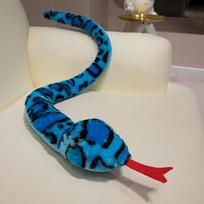 Glowing colorful snake doll plush toy doll big snake zodiac snake doll boy trick rag doll 105cm（0.18kg）