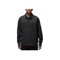 Jordan Flight Solid Laisvi Mygtukai Oxford Ilgomis Rankovėmis Marškiniai Vyriški IB0318-011 M black